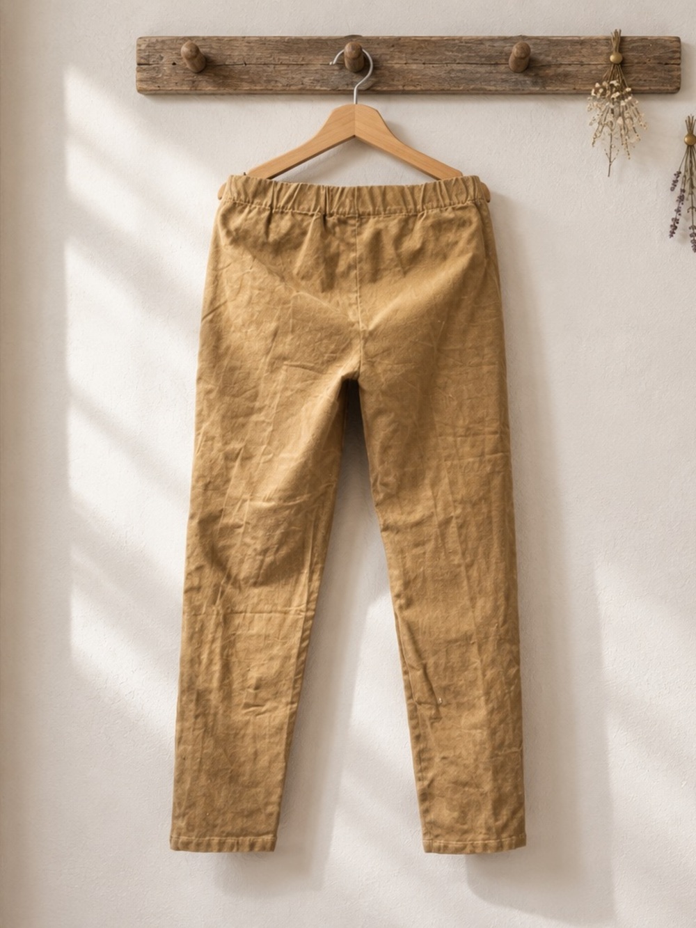 Soft Surroundings women Pull-On Chinos in Camel Brown
